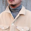 画像2: ジャクソンマティス　JACKSON MATISSE　"RECYCLED POLYESTER FLEECE Trucker JKT "[BEIGE]  (2)