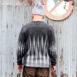 画像6: ウエストライド  WEST RIDE　VINTAGE MOHAIR ARGYLE SWEATER [BLK] ●モデル：178cm 80kg サイズ42(XL)着用 (6)