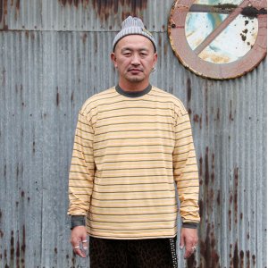 画像: JACKSON MATISSE　ジャクソンマティス　"Long Sleeve BORDER Tee"  [BEIGE] 