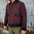 画像3: DAPPERS ダッパーズ　" Classical A-1 Style Two Tone Jacket " [Burgundy/Black ]  LOT1587 (3)