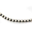 画像3: NAVAJO BEADS CHAIN インディアンジュエリー　ナバホビーズチェーン 4mm玉　50cm[SILVER] (3)