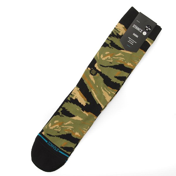 画像1: STANCE スタンス 　ソックス　"FADE AWAY CREW" [CAMO]  (1)