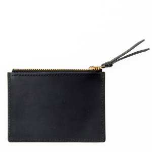 画像: GIVE C ” レザー POUCH” [BLACK]Mサイズ