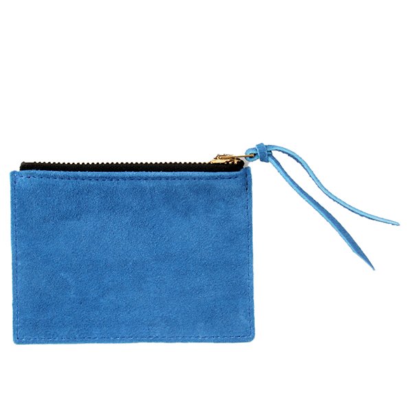 画像2: GIVE C ” ベロア POUCH” [BLUE]Sサイズ (2)