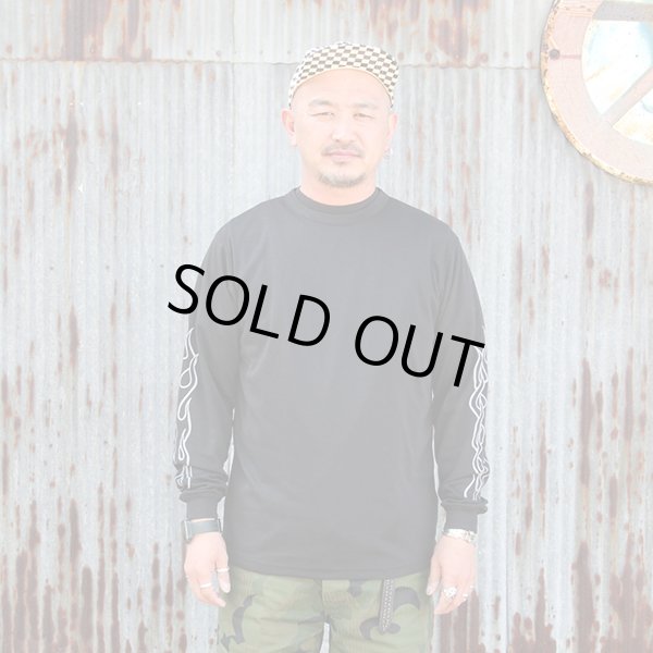 画像1: WESTRIDE 　ウエストライド 長袖TEE   "POWER DRY LONG TEE-2:"  [BLACK]  (1)