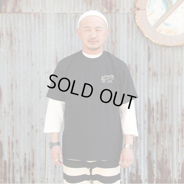 画像1: ウエストライド　WESTRIDE 半袖TEE　PT.TEE.25-09[BLACK]  (1)