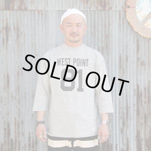 画像: ウエアハウス Lot 4063 7分袖フットボールT" WESTPOINT" [H.GRAY] 