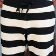 画像7: WESTRIDE  ウエストライド　HEAVY BORDER PANTS[BLK/CRM]   (7)