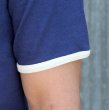 画像4: ウエアハウス 半袖TEE Lot 4059 リンガーTEE "CLARKSVILLE "[NAVY×CREAM]  (4)