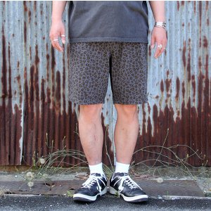 画像: GOODON 　グッドオン　 "LEOPARD TEE SHORTS" ［CHACOAL］