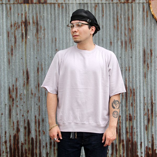 画像1: ダブルワークス　DUBBLE WORKS" CUT OFF SLEEVES SWEAT" [LAVENDERS]  (1)
