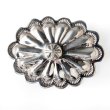 画像2: NAVAJO インディアンジュエリー　ピン　”FLOWER CONCHO”[SILVER]DALE MORGAN (2)