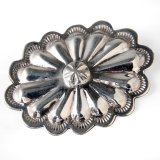 画像: NAVAJO インディアンジュエリー　ピン　”FLOWER CONCHO”[SILVER]DALE MORGAN