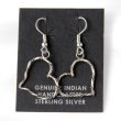 画像2: NAVAJO インディアンジュエリー　ピアス　”HEART”[SILVER] (2)