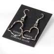 画像1: NAVAJO インディアンジュエリー　ピアス　”HEART”[SILVER] (1)