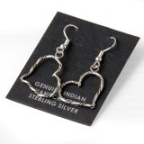 画像: NAVAJO インディアンジュエリー　ピアス　”HEART”[SILVER]