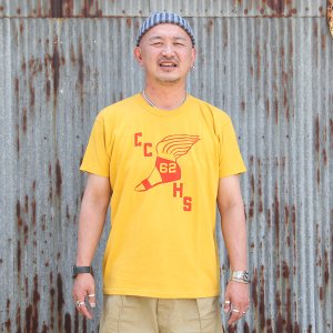 画像: ダッパーズ　DAPPERS 半袖TEE Lot 1773 " CC HS62 "[MUSTARD] 