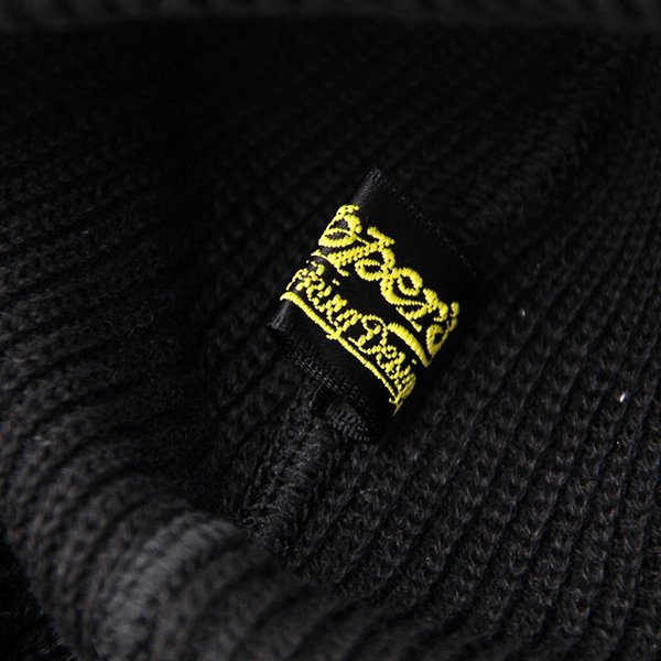 画像4: DAPPERS ダッパーズ　”Classical Type A-4 Cotton Knit Cap ” [BLACK]  LOT1800 (4)