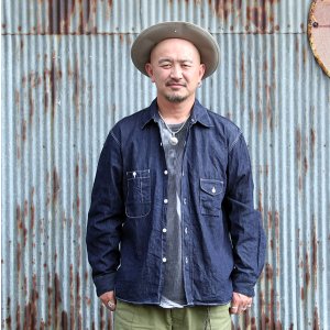 画像: ワンピースオブロック ONE-PIECE OF ROCK L/S WORK SHIRTS -DOCK SHIRTS- [9OZ DENIM]