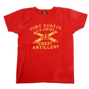 画像: ダッパーズ　DAPPERS 　Military Crew Neck Tee Standard Sewing  "U,S,ARMY"[RED] LOT1628