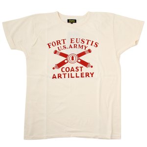 画像: ダッパーズ　DAPPERS 　Military Crew Neck Tee Standard Sewing  "U,S,ARMY"[WHITE] LOT1628