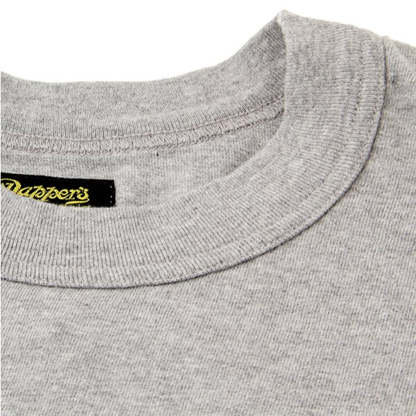 画像3: ダッパーズ　DAPPERS   "Aztec Print Design Crew Neck Tee Special Sewing  "[L.GREY×WINE] LOT1560 (3)