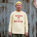 画像: DAPPERS　ダッパーズ　 "Drop Shoulder Football L/S Tee With Elbow Patch Special Sewing Model" [ LIGHT YELLOW]LOT1759