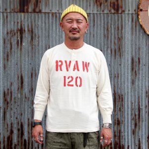 画像: DAPPERS　ダッパーズ　 "Classical Henley Neck Long Sleeve Tee Special Sewing Model" [ OFF]LOT1727