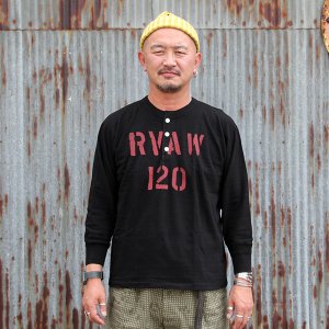 画像: DAPPERS　ダッパーズ　 "Classical Henley Neck Long Sleeve Tee Special Sewing Model" [ BLACK]LOT1727
