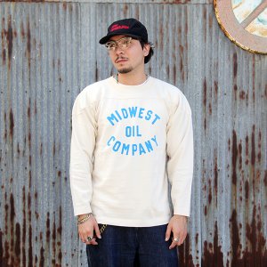 画像: DAPPERS　ダッパーズ　 "Drop Shoulder Football L/S Tee With Elbow Patch Special Sewing Model" [ OFF]LOT1688