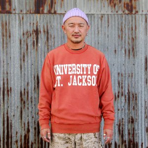 画像: ジャクソンマティス　JACKSON MATISSE ”UNIVERSITY OF ST.JACKSON Sweat"[RED]