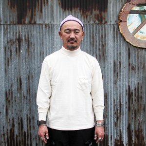 画像: DAPPERS ダッパーズ　 "Classical Turtle Neck Long Sleeve Tee Special Sewing Model " [OFF WHITE] LOT1801LOT1798