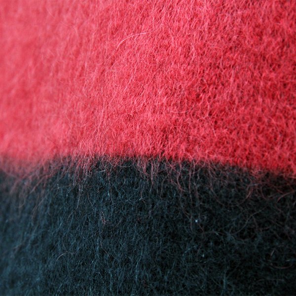 画像5: WESTRIDE 　ウエストライド　 "BORDER MOHAIR SWEATER" [BLK/RED] (5)
