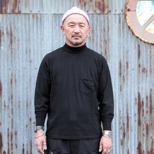 画像: DAPPERS ダッパーズ　 "Classical Turtle Neck Long Sleeve Tee Special Sewing Model " [BLACK] LOT1801LOT1798