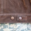 画像3: ジャクソンマティス　JACKSONMATISSE　SUEDE LEATHER TRUCKER JACKET [BROWN] (3)