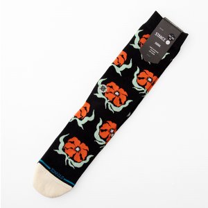 画像: STANCE スタンス 　ソックス　" BROADCAST FLORAL CREW" [BLACK] 