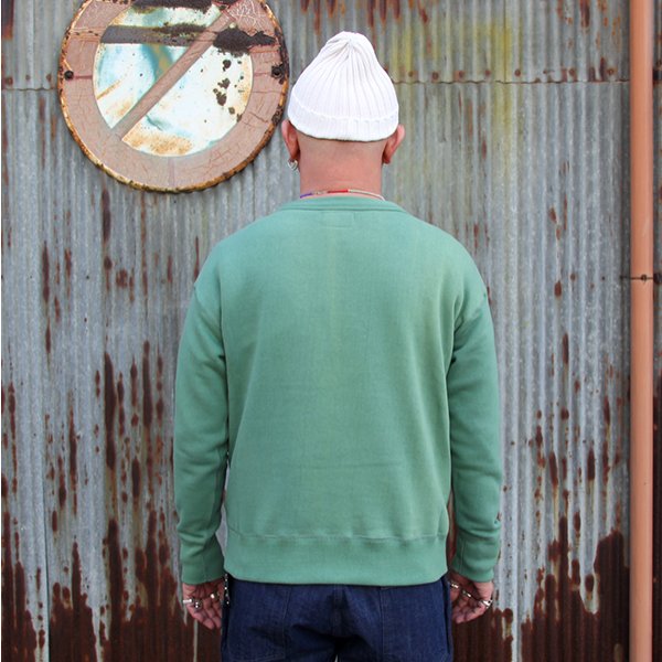 画像6: ONEPIECEOFROCK 　ワンピースオブロック ”FRONT V GAZETTE SWEAT  JIMMY"[EMERALD] (6)