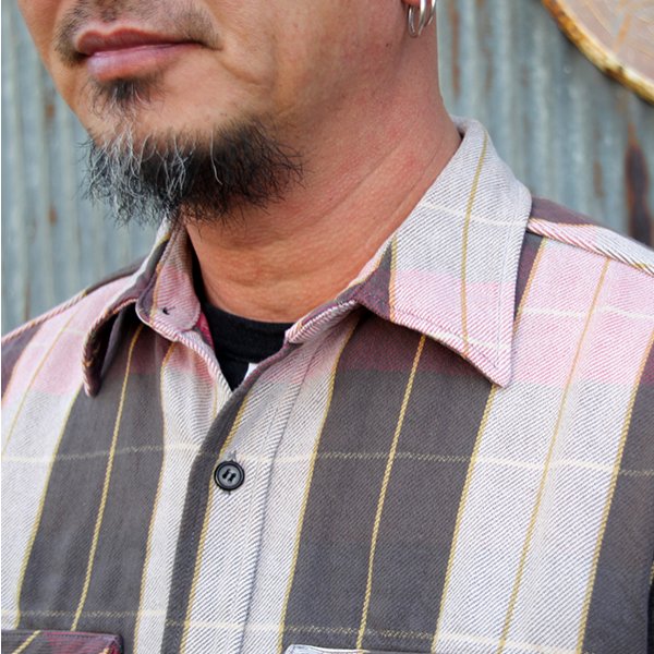 画像2: ジェラード　JELADO UNION WORKER SHIRT REGULER LENGTH[Lychee] JP12108 (2)