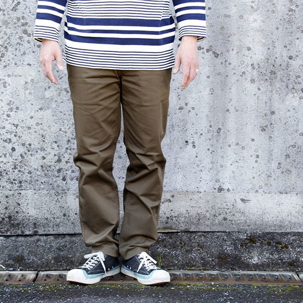 ウエストライド WEST RIDE THICK RIDE SLIM CHINO[OLIVE