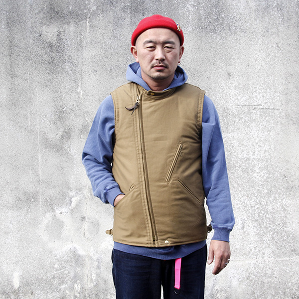 ウエストライド WEST RIDE NAPA COLD WEATHER VEST [OLIVE] ○モデル